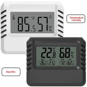 Mini LCD Digital Thermometer Hygrometer Innenraum Raum temperatur Feuchtigkeit messer Wandbehang Max/Min Temperatur sensor Messgerät - Product Image 1