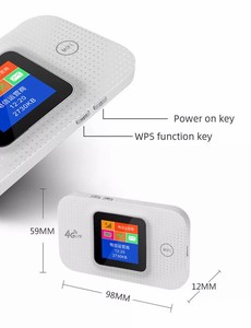 Ev kullanımı için Sim kart 300 GHz frekans ile WiFi yönlendirici mbps cep 2.4 mobil Hotspot 3G 4G LTE - Product Image 5