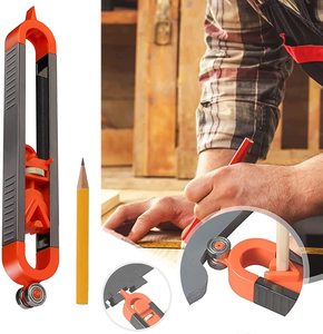 Pengukur kontur penggaris tulisan profil profesional, untuk alat pengukur kontur tidak beraturan kayu Umum - Product Image 1