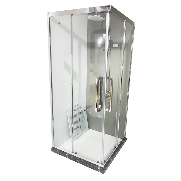 Meihuida — cadre en acier inoxydable 800x800x1900mm pour salle de douche en verre, fabricant chinois