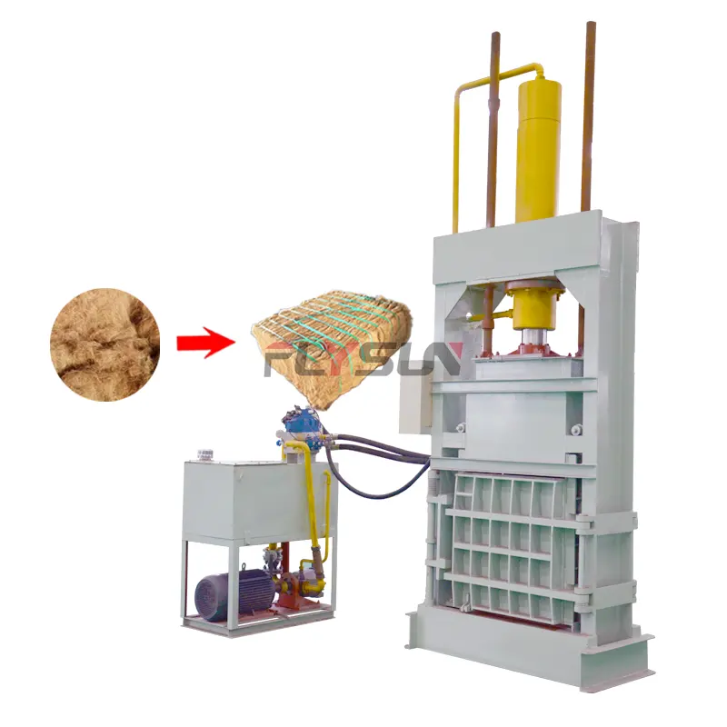 Best Selling Hydraulic vertical baler machine for textile fiber fibers