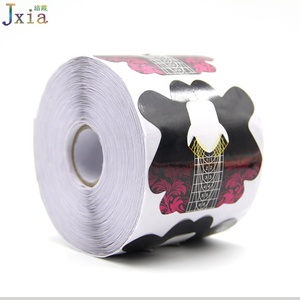 Jiexia ציפורני סלון באיכות גבוהה פיסול מדבקה מכס 500pcs טפסי נייל