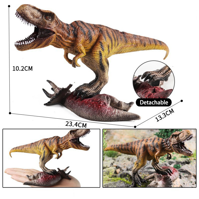Tyrannosaurus rex s'est battu contre Triceratops