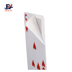 Shanghai Factory Price 2*5 Layout 13.56MHz Playing Paper Card Ult EV1 / <strong>F08</strong> Chip <strong>Inlay</strong>