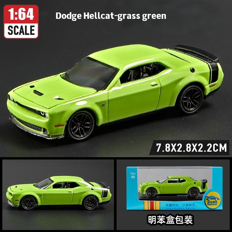 Dodge Hellcat-verde hierba