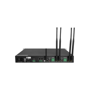 Micrófono de mano UHF inalámbrico Amplificador de potencia digital compacto de 2 canales 450W con Dante y DSP para sistema de conferencia - Product Image 2
