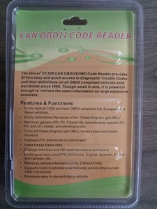 Lettore di codici per auto OBD II di facile utilizzo programmatore di chiavi con Display V1.5 strumenti diagnostici per scanner OBD2 VC309