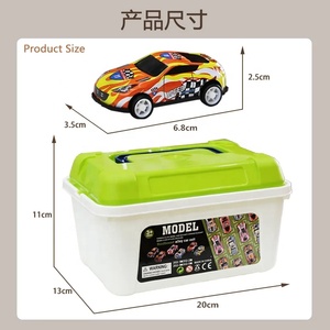 JinYing mini alaşım küçük araba 30 adet çocuklar için 1:64 araçlar die-cast metal geri çekin oyuncak arabalar takım ile saklama kutusu çocuk oyuncak - Product Image 6