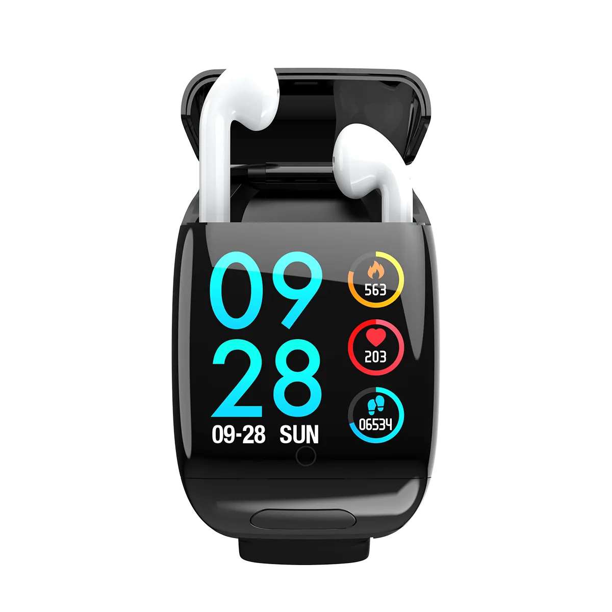 G36 2 in 1 smart watch auricolari nascosti wireless orologi sportivi multipli orologio da polso da uomo a lunga durata