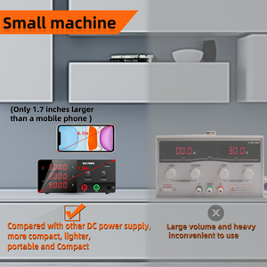 Regolatore di tensione di manutenzione regolabile digitale con alimentazione a corrente continua ad alta potenza R-SPS3030 30V 30A 900W