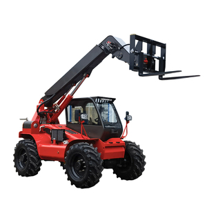3t kapasite 7m ulaşmak teleskopik işleyici hızlı takma çatal ve kovalar çok amaçlı kullanım - Product Image 5