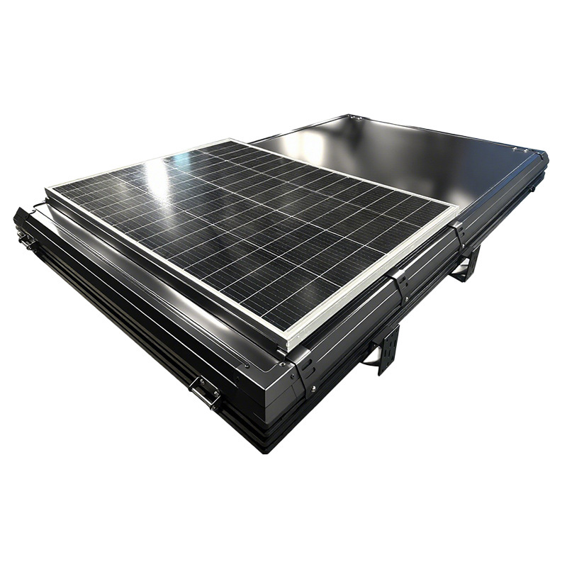 Black solar panels