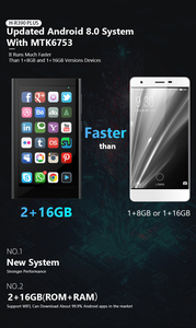 Hbnkh Android lettore Mp3 Wifi musica bilanciata Touch Screen lettore Touch Screen con funzione copia incolla lettore Video Mp5 - Product Image 4