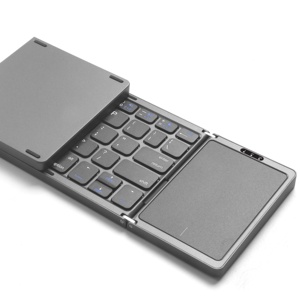 Rechargeable Battery Touchpad IOS <strong>Android</strong> Windows Mac <strong>OS</strong> Mini Portable <strong>Wireless</strong> Foldable <strong>Keyboard</strong> <strong>for</strong> Phone PC - Product Image 1