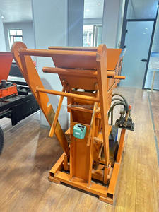 Máquina automática de fabricación de ladrillos de barro de prensa manual Hydroform de arcilla de enclavamiento, precio, maquinaria de fabricación de ladrillos de suelo - Product Image 4