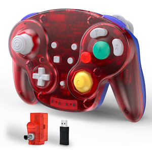 2.4G Classic Gamepad Wireless <strong>Switch</strong> <strong>Controller</strong> with Receiver Adapter for <strong>Game</strong> <strong>Cube</strong> NGC GC <strong>Switch</strong> PC Windows MAC, Vibration - Product Image 1