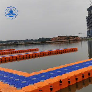 Marina galleggiante galleggiante cubo HDPE pontone galleggiante galleggiante piattaforma ponte galleggiante - Product Image 4