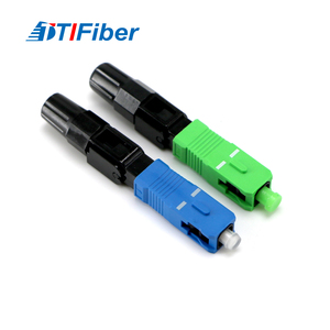 Connettore di rete Telecom SC LC FC APC UPC Simglemode multimodale OM2 OM3 OM4 Simplex connettore veloce in fibra Duplex - Product Image 2