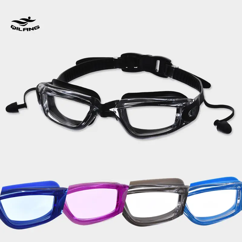 beliebte herren- und damen-schutzbrille schwimmen professionelle beschlagfreie transparente große rahmen-panorama-schwimmbrille