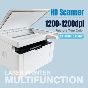ASTA A4 เลเซอร์เครื่องพิมพ์ MF P1022n W Copy Scanner สีดำสีขาว 22ppm 600DPI ขนาดเล็ก 3 in 1 ไร้สายพิมพ์การพิมพ์ - Product Image 5