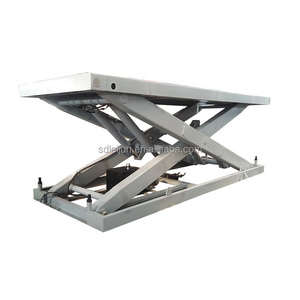 Plataforma elevadora hidráulica eléctrica, plataforma elevadora hidráulica tipo tijera fija, elevador de carga y descarga de carga - Product Image 5