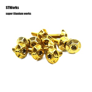 M5 M6 M8 Titan Gr5 Torx Pan Kopfs ch rauben MOTORRAD BOLZEN Regenbogen - Product Image 2