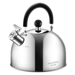 Maxcook <span class=keywords><strong>1.5L</strong></span>阿拉伯语热卖不锈钢口哨水壶定制厨房金属茶壶茶壶