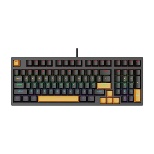 1.5m Type C Leather Cable Colorful Backlit 98-<strong>key</strong> 96% Gaming Mechanical <strong>Keyboard</strong> with <strong>Numeric</strong> <strong>Keys</strong> - Product Image 1