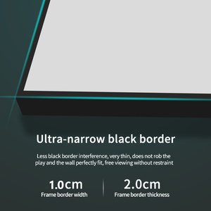 72 84 100 120 &quot; 16:9 <strong>Fixed</strong> <strong>Frame</strong> 4k Hd Alr Projector <strong>Screen</strong> Wall Mounted Metal 1cm Narrow <strong>Frame</strong> Anti Light Projector <strong>Screen</strong> - Product Image 5