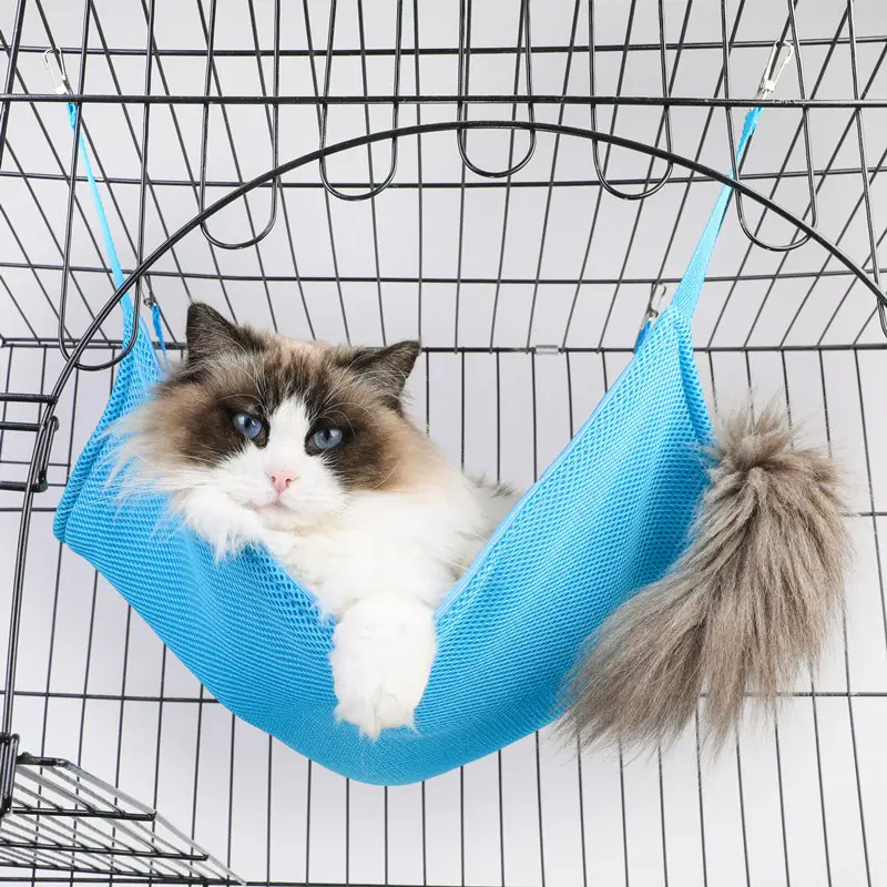 Iron Cage Breathable Cat Hammock Double-Sided Hanging Cat Nest Four Seasons Available Hamster Cross-Border Pet Supplies