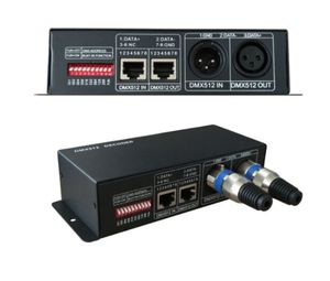 DMX512 Controller DMX Decoder Digital anzeige 12V 24V 3CH für RGB LED Strip Light