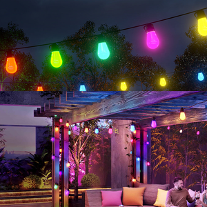 Tira de luces led rgb de un solo color, alimentación solar de 24 voltios, 5m, resistente al agua