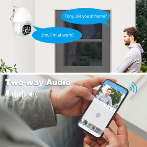 SriHome กล้อง PTZ ไร้สาย WiFi SH039B,กล้องรักษาความปลอดภัยกล้อง IP แบบ2ทางเสียงทนต่อสภาพอากาศสำหรับกลางแจ้ง3MP - Product Image 6