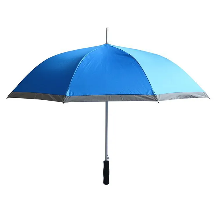 Promosi payung Pongee poliester terbuka otomatis penuh untuk hadiah dengan Logo antik