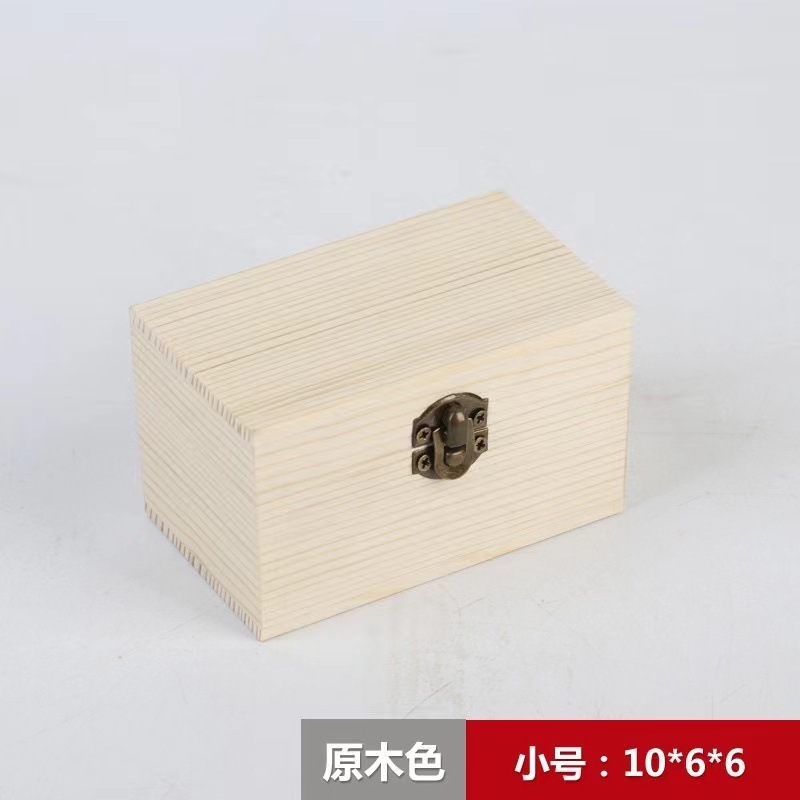Natural wood color, small size 10*6*6cm