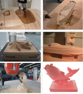 雕塑模具模式3D 1530 2030 2040 2060 5轴数控木材加工中心机数控路由器泡沫EPS木材