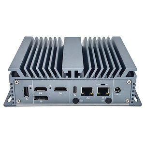 Factory <strong>Embedded</strong> Fanless Mini PC N100 N95 N97 I3 N305 Industrial PC TYPE-C 2HDMI DP 2COM232 2RS485 I210 2Lan 5USB Mini Computer