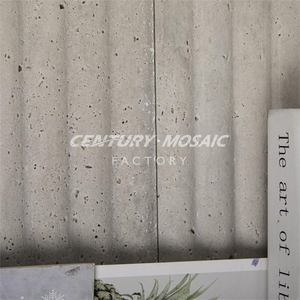 Centurymosaic bán buôn tự nhiên màu xám trắng rãnh đá cẩm thạch gạch đá cho nhà bếp thanh lịch Countertop tường gạch đá cẩm thạch - Product Image 4