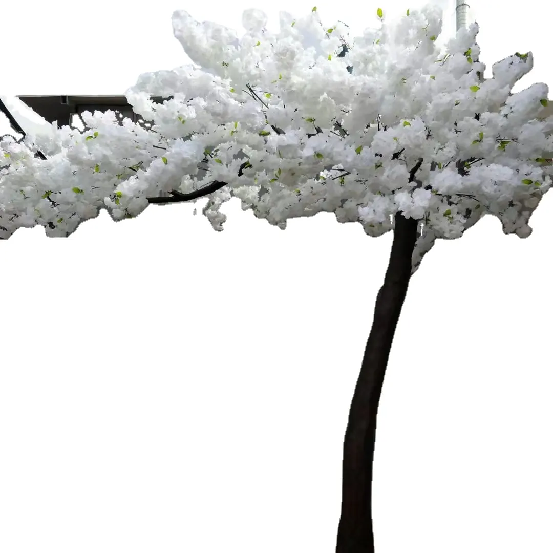 GIGA-árbol artificial de flores blancas, árbol artificial para fiesta de boda, compra, 1,2, 1,5, 1,8 m