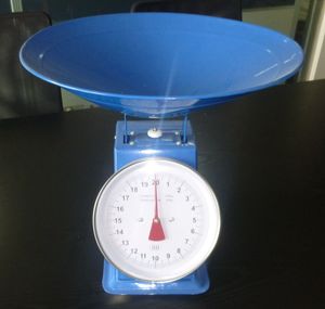 20kg langlebiges neues Design Multifunktions-Lebensmittel gewichts messung Hochgenaue Waage Großhandel Mechanische Feder waage mit Trichter - Product Image 2