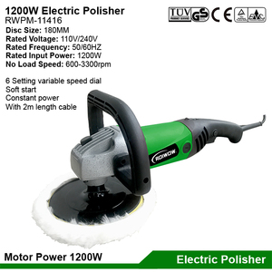 Bán Buôn 1200W Điện Điện Đánh Bóng Xe Chuyên Nghiệp Waxing Xe Chi Tiết Công Cụ Đánh Bóng Điện Đệm Đánh Bóng Máy - Product Image 3