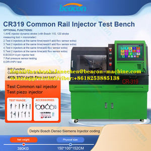 Beacon CR319 Common Rail iniettore macchina di riparazione veicolo strumento diagnostico con funzione di codifica piezoelettrica Diesel iniettore banco di prova