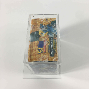 ขายส่ง TCG An-ti UV 99% การ์ดซื้อขายการ์ดเกมอะคริลิคกล่องบูสเตอร์แพ็คพร้อมฝาปิดแบบดึงออก - Product Image 5