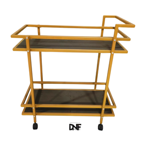Light Luxury Restaurant Food Preparation Truck with Hotel Wine Delivery Mobile Storage Rack <strong>Cart</strong>