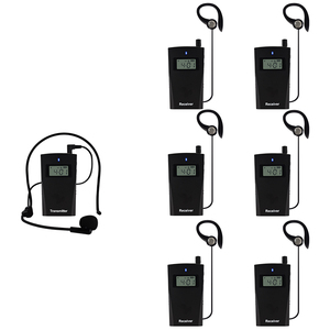 RC9150 Mini sistema de guía turístico inalámbrico de mano 2,4G y 4G Intercomunicador multicanal con banda de aire para uso de Walkie Talkie de coche - Product Image 1