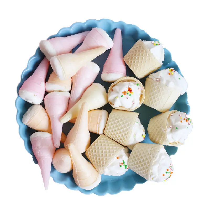 Cono gelato marshmallow marmellata neve crostata caramelle snack per bambini 500g caramelle