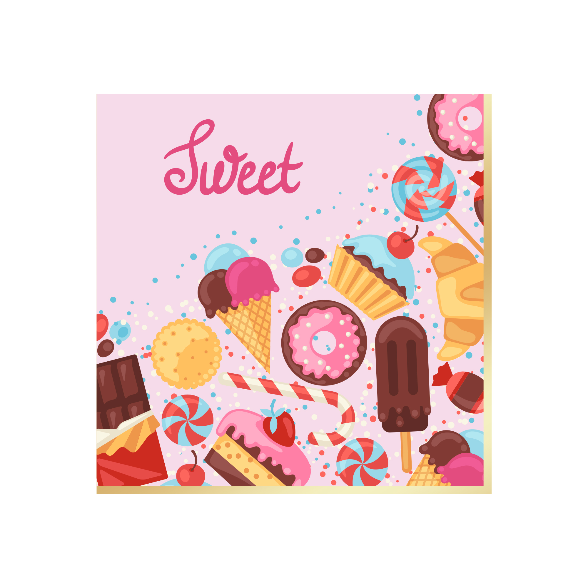 33*33 servilletas -24