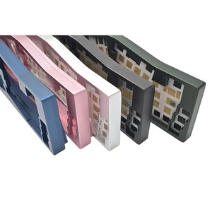 Kunden spezifisches 60% mechanisches Tastatur gehäuse Prototyp platte eloxiertes Aluminium Diy CNC-Bearbeitungs teile Service - Product Image 1
