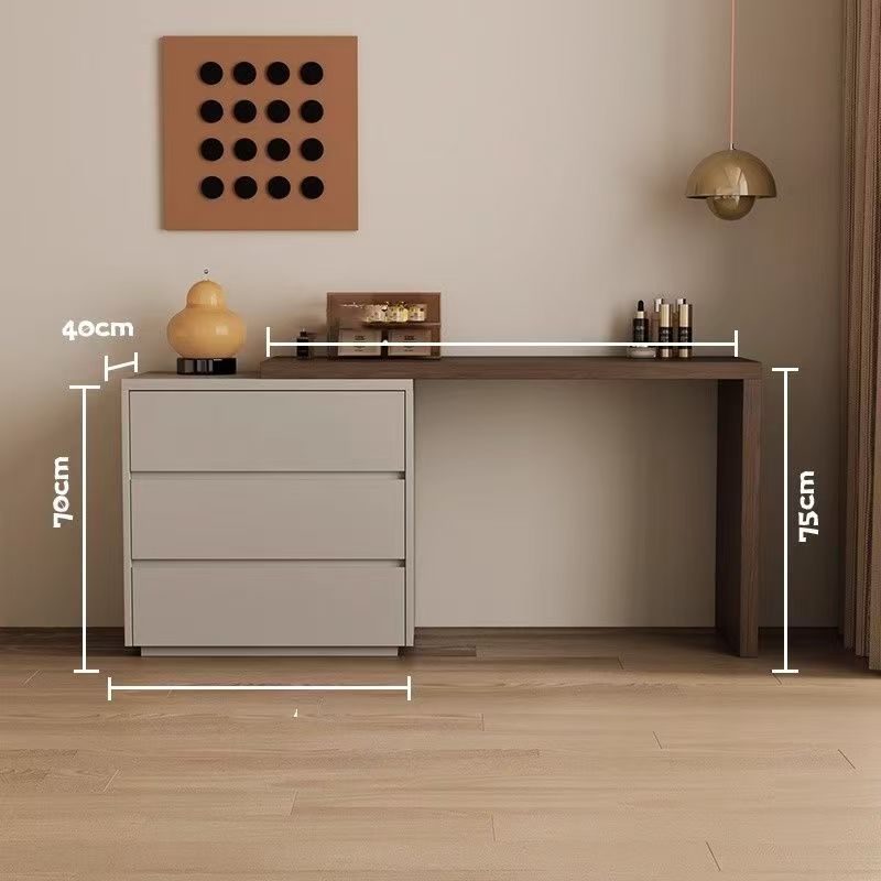 Walnut 120 tables 60 khaki cabinet