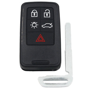 5ปุ่ม Remote Smart Key 433Mhz หรือ902Mhz ID46ชิปสำหรับ Volvo XC60 XC70 V40 V60 V70 S60 S80 Uncut Blade FCC ID: KR55WK49266 - Product Image 2